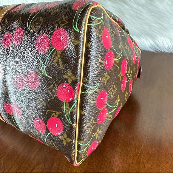 Louis Vuitton Monogram Takashi Murakami Cherry Keepall 45 - Picture 6 of 16